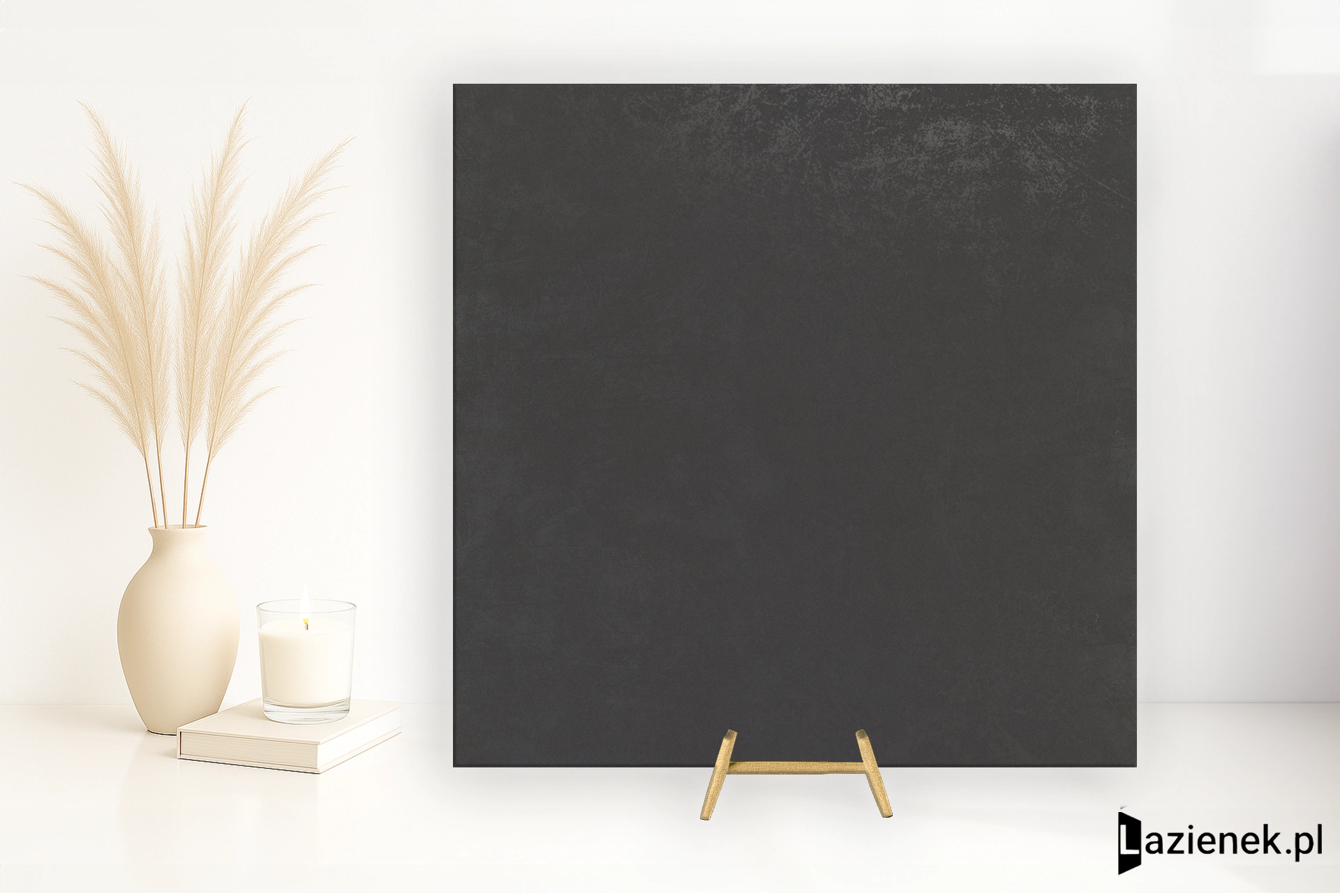 Casalgrande Padana Resina Black połaczenie mat-poler 60x60 cm gr. 9 mm - płytka rektyfikowana/10740023